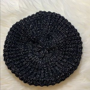 Black Beret with Sparkle ✨